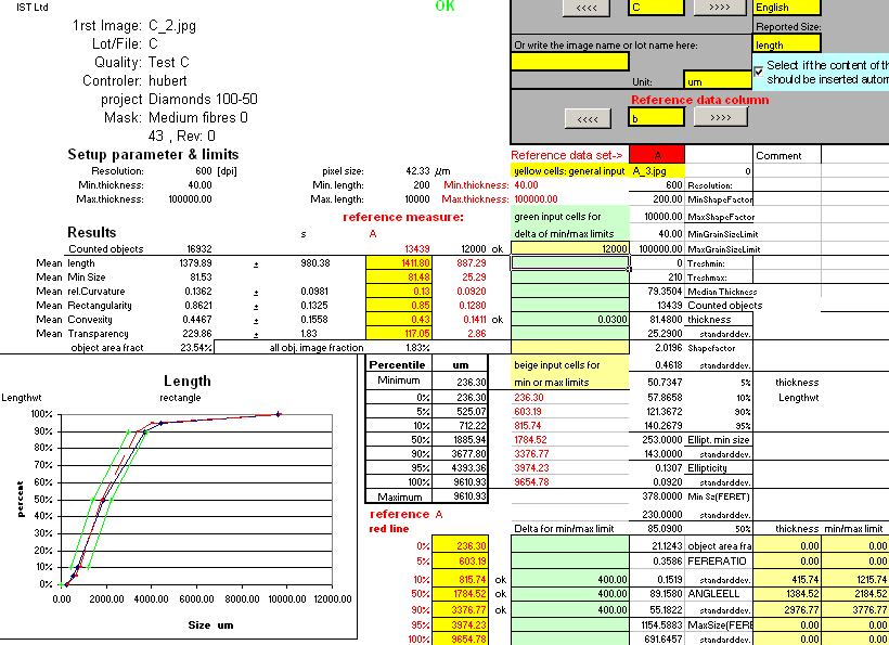 Configure the analysis output